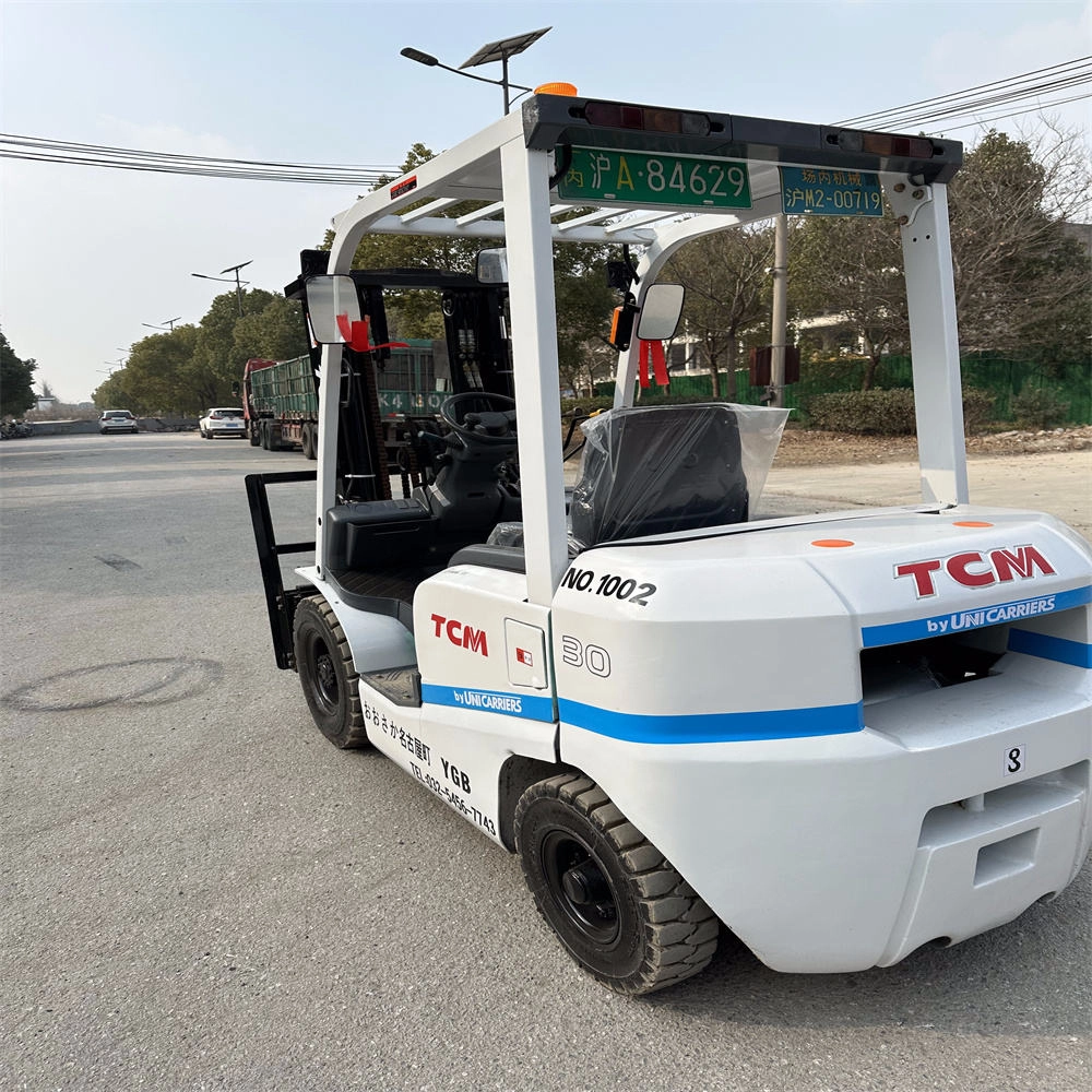 Used forklift tcm30 3ton full electric forklift pallet forklift stacker 3 ton second hand original factory
