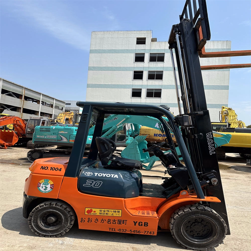 Toyota3 ton forklift used toyota forklift fd30 used japanese forklifts 10 ton 15 ton for sale