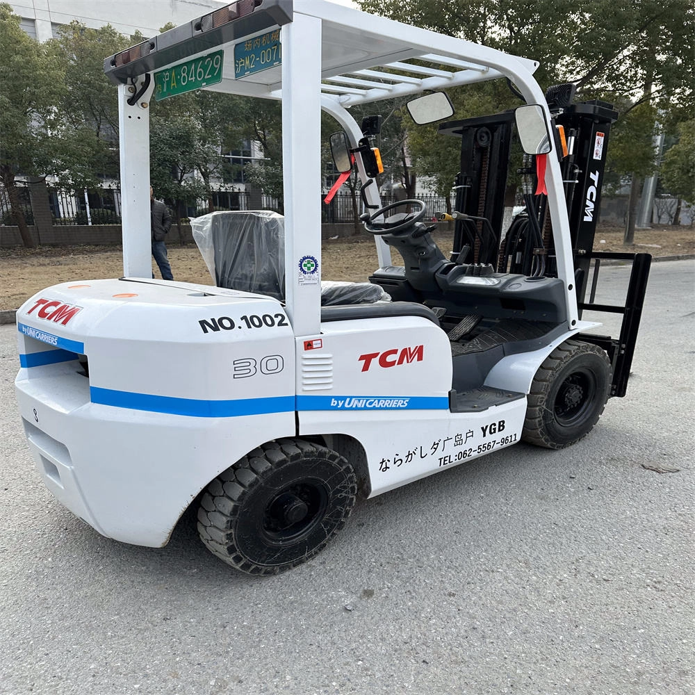Used forklift tcm30 3ton full electric forklift pallet forklift stacker 3 ton second hand original factory