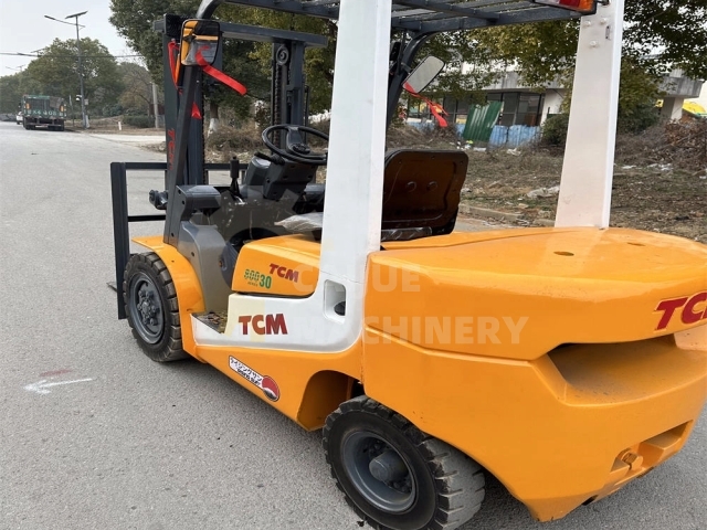 Accurate 3 Ton Year 2021 Perfect Working Condition Second-hand Japan Original TCM FD30ZT Diesel