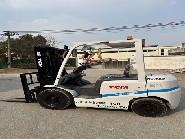 Used forklift tcm30 3ton full electric forklift pallet forklift stacker 3 ton second hand original factory