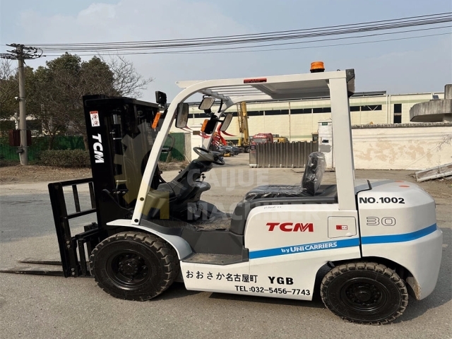 Used forklift tcm30 3ton full electric forklift pallet forklift stacker 3 ton second hand original factory